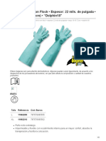 Guantes Nitrilo Con Flock Espesor 22 Mils de Pulgada Largo 18 4572cm Dolphin18