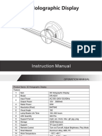 Idiskk Turkiye 3D Hologram Display Manual