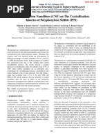 Effect of Carbon Nanofibers (CNF) On The Crystallization Kinetics of Polyphenylene Sulfide (PPS)