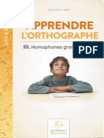 Nouvelle Méthode D'orthographe v.3 - Homophones Grammaticaux