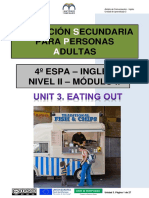 4º ESPA. Unit 3. Eating Out