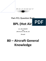 Ecqb PPL 80 Agk BPL Hotair en