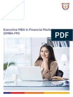 Executive MBA in Financial Markets (EMBA-FM) : Academy