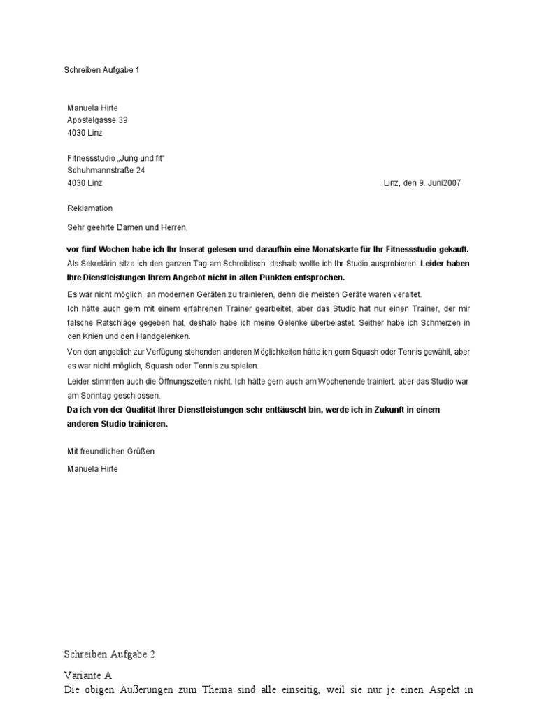 Musterbriefe Zum Osd