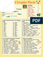 Regular and Irregular Plurals - HWK