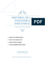 Historia ingeniería industrial