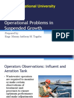 Operations Problem in Suspended Growth 2021