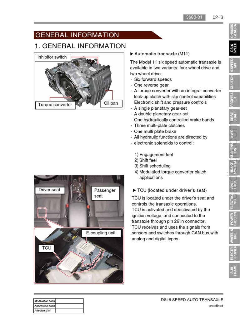 Dsi 6 Speed Auto Transaxle PDF Automatic Transmission