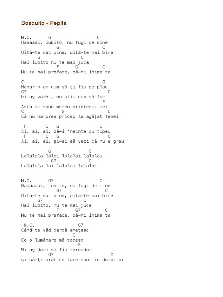 Bosquito Pepita | PDF