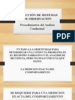 Sistemas de observación conductual y registro de datos