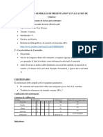 Criterios de Presentacion y Evaluacion