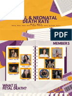 Fetal and Neonatal Death Rate - GROUP 2 (Garbosa, Garzon, Gascon, Geralo, Gonzaga, Gubtanga, Guerra, Guillergan, Guino-O)
