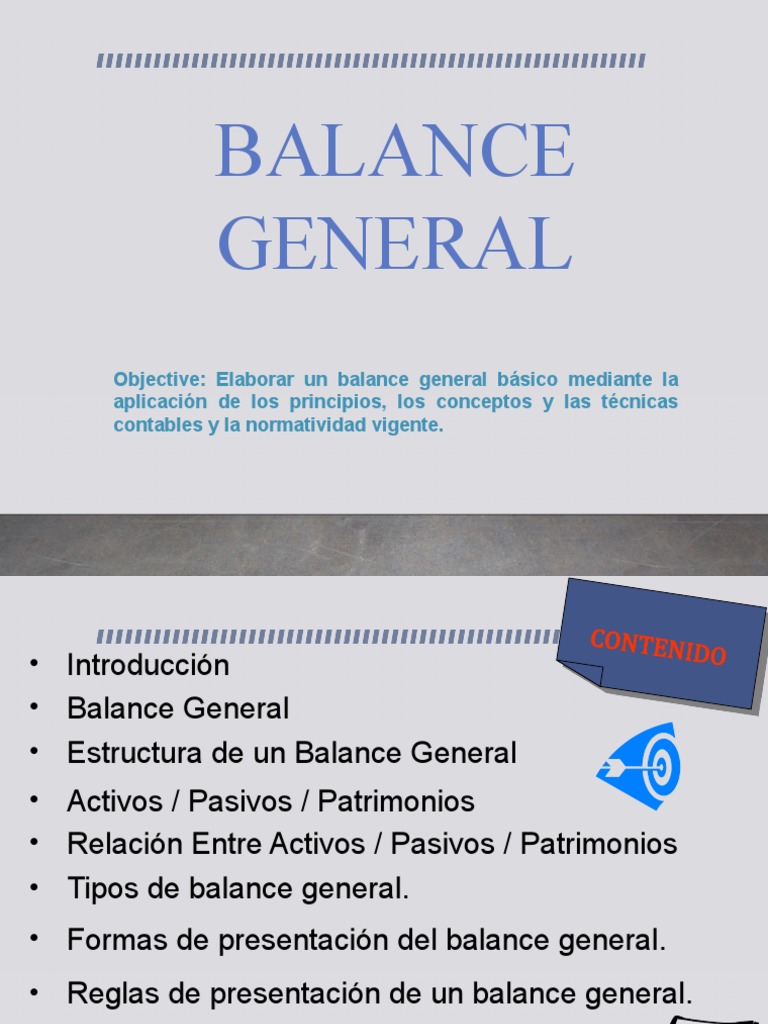 Guía Completa del Balance General | PDF | Hoja de balance | Contabilidad