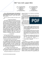 Paper Title (Use Style: Paper Title) : 1) A. Abbreviations and Acronyms