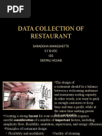 Data Collection of Restaurant