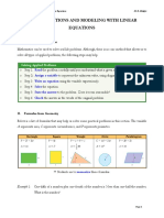 1.2: Applications and Modeling With Linear Equations: I. Solving Applied Problems