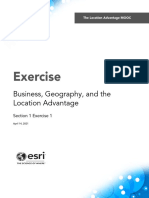 Exercise: Business, Geography, and The Location Advantage