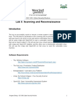 Lab 3: Scanning and Reconnaissance: CSC 5991 Cyber Security Practice