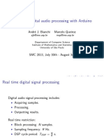 Real Time Digital Audio Processing With Arduino