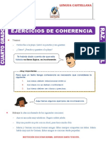 Ejercicios de coherencia y lógica