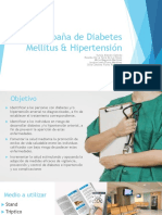 Campaña de Diabetes Mellitus & Hipertensión PDF