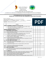 Essential Intrapartium and Newborn Care Practice (Einc) : Performance Evaluation Checklist