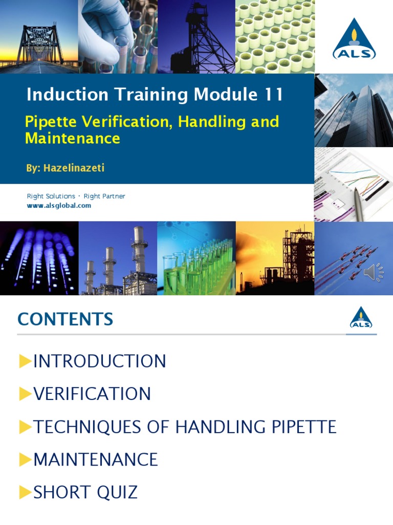 IT11 Pipette Verification, Handling and Maintenance PDF Applied