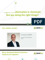 SpecialChem - Digital Transformation in Chemicals Are You Doing The Right Things
