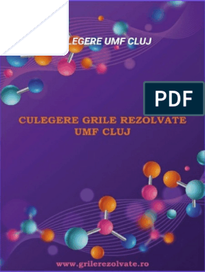 Culegere Grile Rezolvate Chimie Cluj | PDF