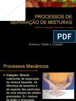 Separação de Misturas