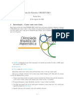 Guia completo para estudos OBMEP, Cone Sul e IMO