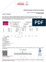 Direccion General de Procesos de Nomina: Asunto: Constancia de Comprobante de Pago