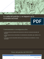 La caída del petróleo y su impacto en la economía nacional