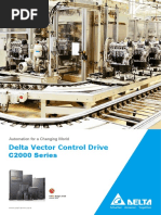 Delta Vector Control Drive C2000 Series: Automation For A Changing World