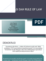 Demokrasi Dan Rule of Law
