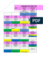 Horario Enero 2022, de Mega, Peri y Jefe de Operaciones