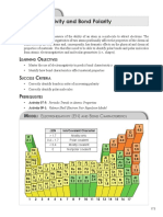 Electronegativity and Bond Polarity: E (EN) B C