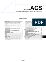 Auto Cruise Control System: Section