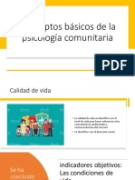 Conceptos Básicos de La Psicología Comunitaria 1