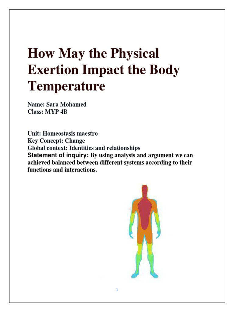 Factors Affecting The Body Temperature PDF Temperature