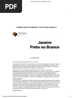 Janeiro Preto No Branco, Por Cynthia Ciarallo - Mídia 4p