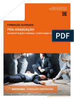 Pos Graduacao em Investigacao Criminal e Peritagem Forense Brochura