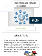 Trade, Industries and Natural Resources: Social Studies