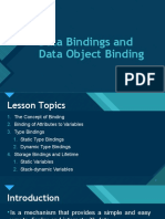 Data Bindings and Data Object Binding: Click To Edit Master Title Style