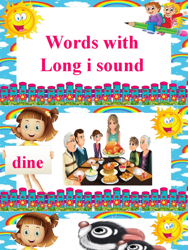 Long I Sound Pronunciation Guide | PDF