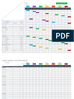 School Assignment Gantt Chart Template: FALL 2022