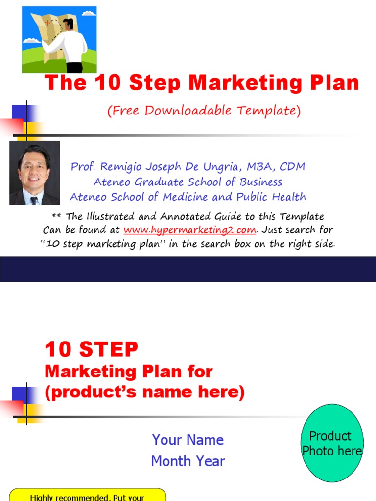 10 Step Marketing Plan Template | PDF | Business Economics | Communication