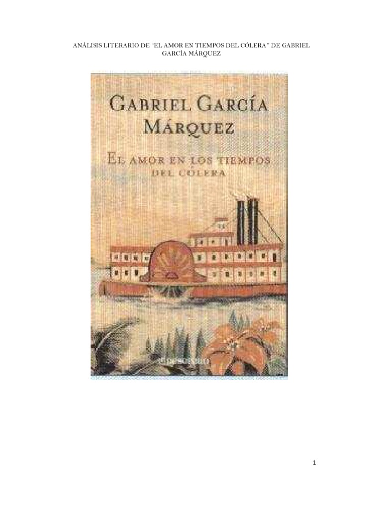 analisis literario de el amor en los tiempos del colera