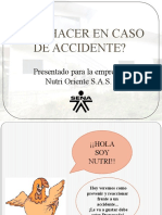 Que Hacer en Caso de Accidente Diapositivas