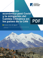 Reactivación Económica Post Covid y La Mitigación Del Cambio Climático en Los Países de La CAN - VF